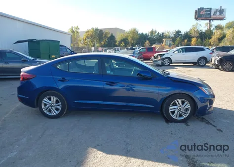 2019 Hyundai Elantra Sel from USA, damaged, VIN 5NPD84LF8KH486497
